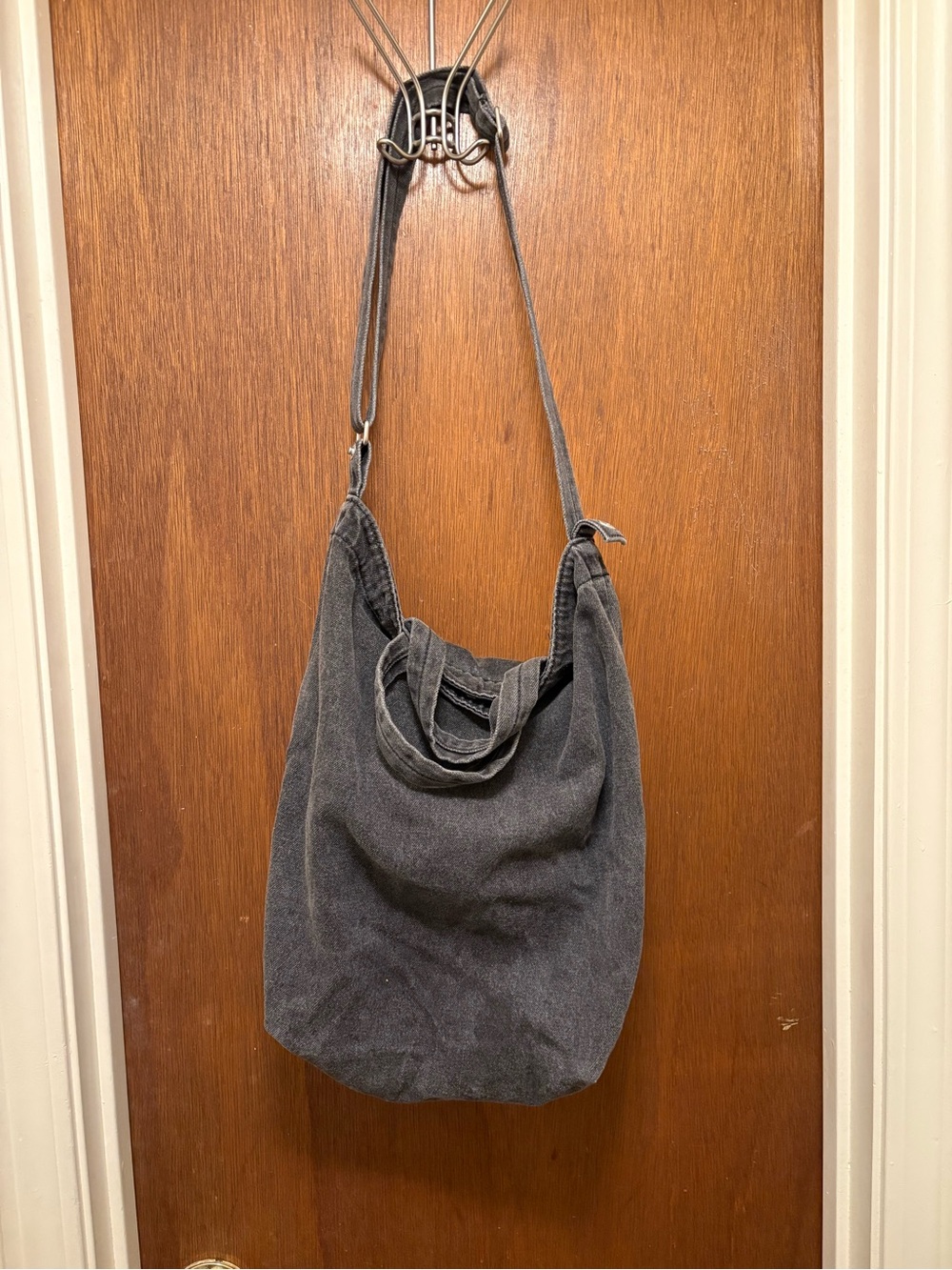 Baggu Black Denim Duck Bag